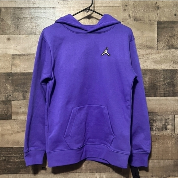 New Jordan Brooklyn Fleece Pullover Hoodie Kids L - Picture 1 of 8